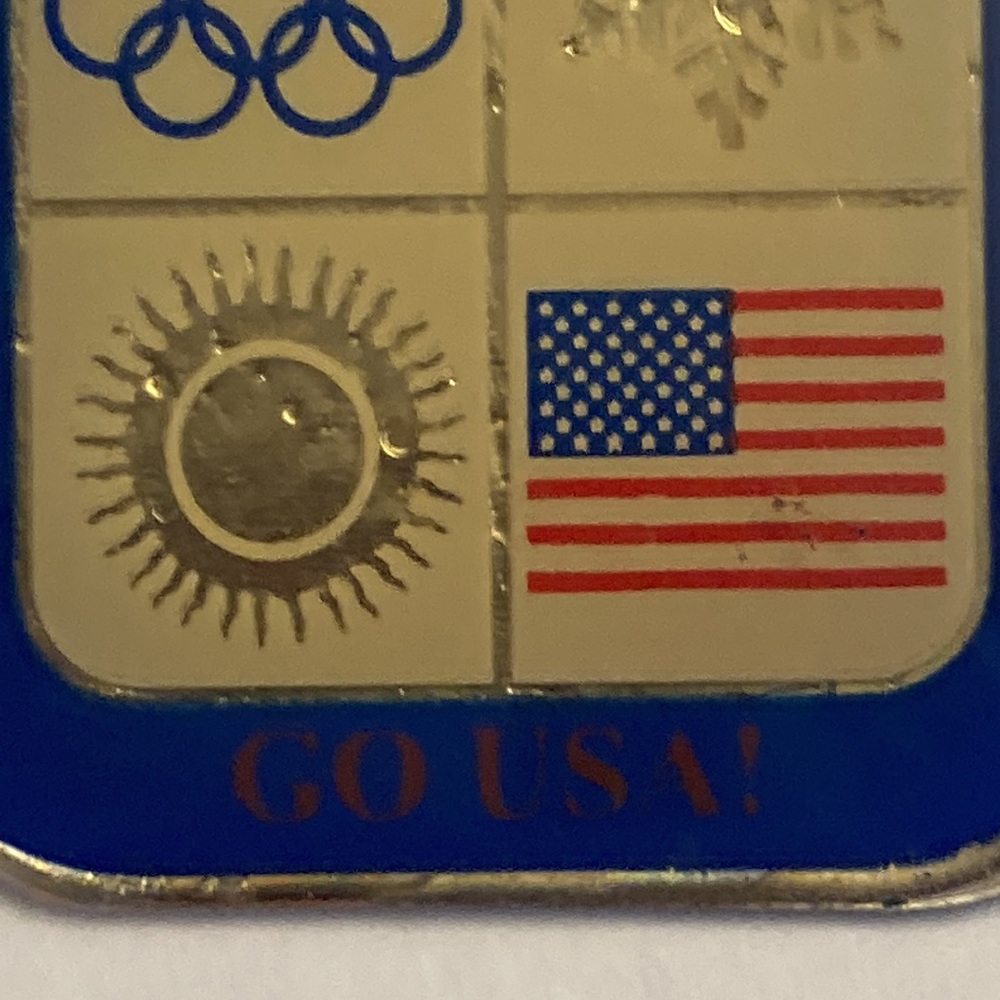 Vintage USA Olympic Trading Pin AMINCO - Picture 5 of 16